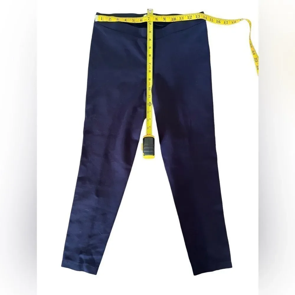 Crown & Ivy Petite Women’s Dark Blue Elastic Stretch Activewear Leggings Size:PM